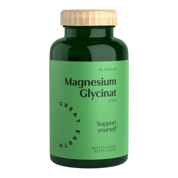 Great Earth Magnesiumglycinat 90 kapslar