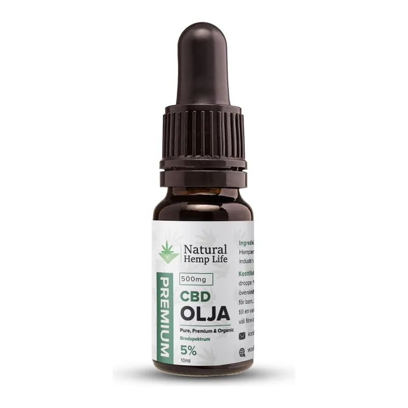 Natural Hemp Life CBD Olja 5 % (500 mg)