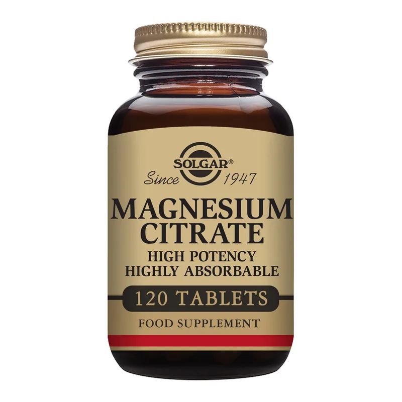 Solgar Magnesium Citrate 120 tabletter